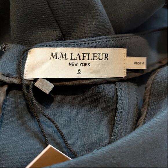 M. M. LaFleur Gabriella 2.0 Washable Ponte Dress in Deep Sea NWT Size 6 - Picture 9 of 9